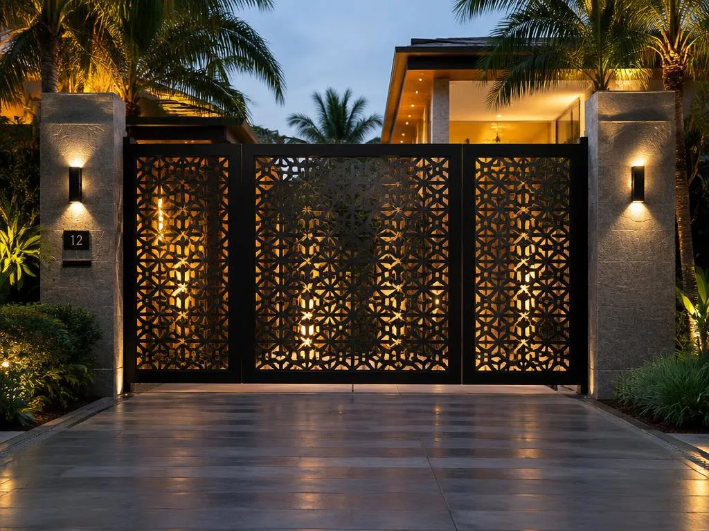 Modern Aluminum Gate Designs for Luxury Homes